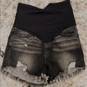 Pink Blush Maternity Black Shorts